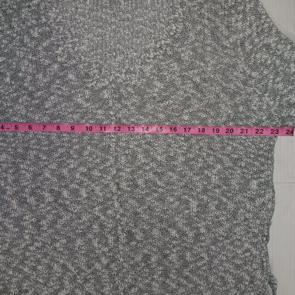ANTHROPOLOGIE JOHN + JENN COTTON BLEND V NECK PULLOVER KNIT SWEATER